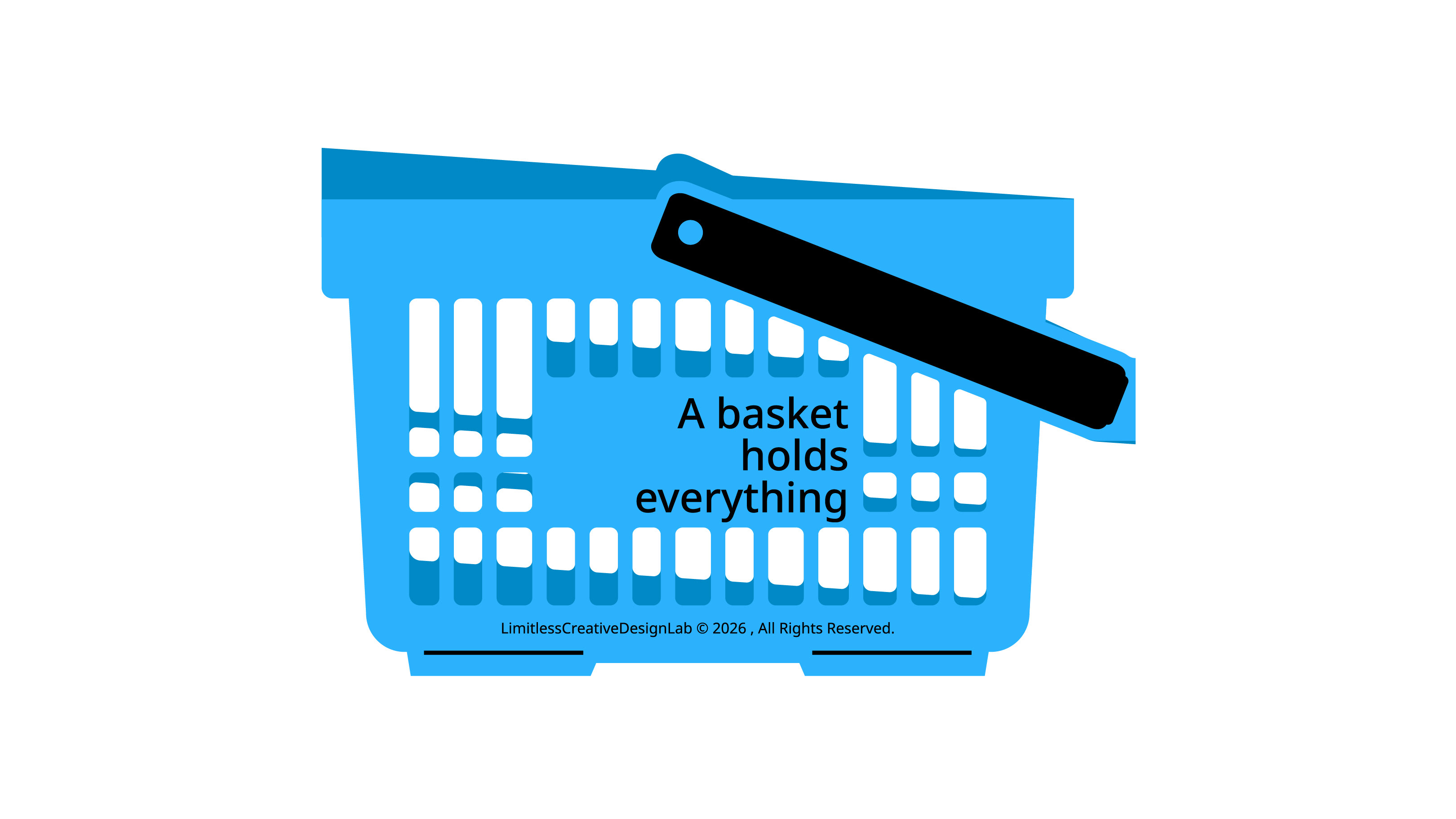 A basket holds everything — project preview